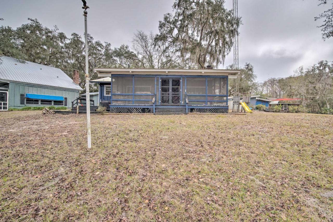 Unplugged Withlacoochee Riverfront Retreat! Bushnell Bagian luar foto